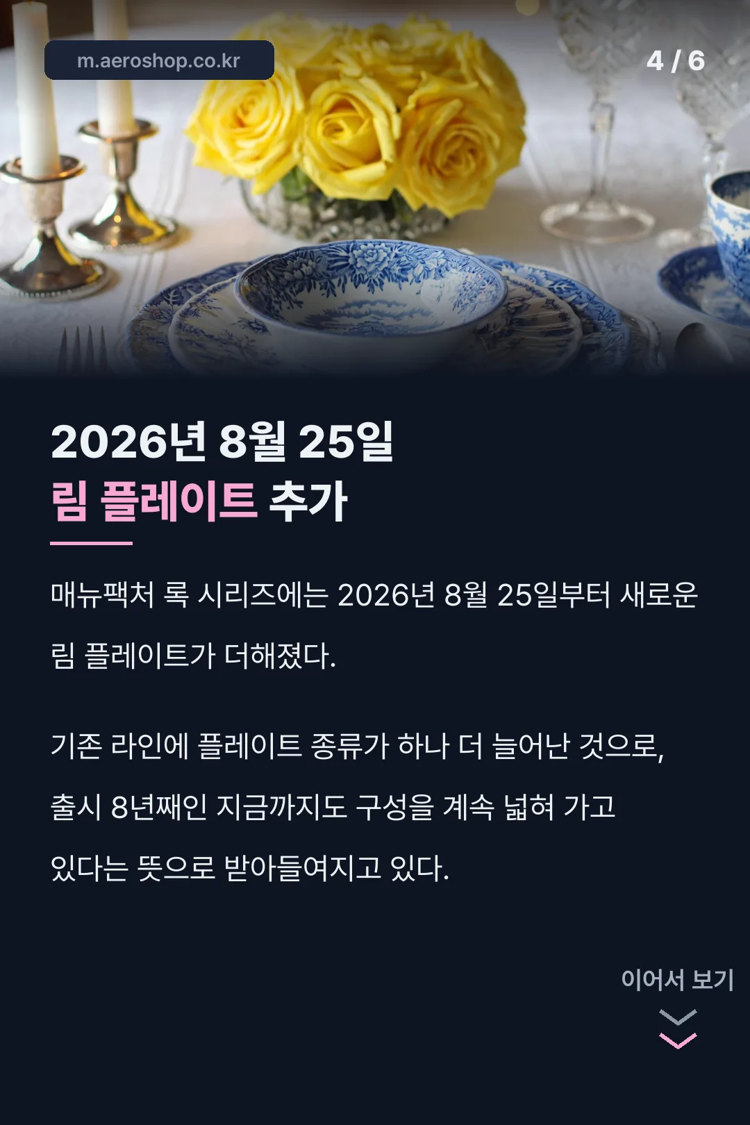 2026년 8월 림 플레이트 추가